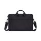 DEVIA JUSTYLE kézitáska álló LAPTOP/NOTEBOOK/TABLET (univerzális, textil, kézpánt, 15-16.2" méret) FEKETE