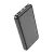 HOCO J100 vésztöltő 2 USB aljzat (10000mAh, 2.1A, gyorstöltő, LED jelzés) FEKETE