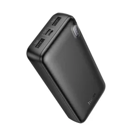   HOCO J128A vésztöltő 2 USB aljzat (20000mAh, 2A, LED jelzés) FEKETE
