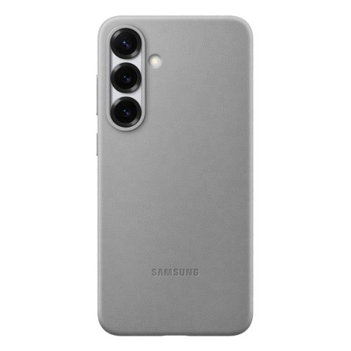 SAMSUNG műanyag telefonvédő (ECO vegán bőr hátlap) SÖTÉTSZÜRKE