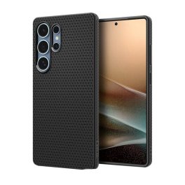   SPIGEN LIQUID AIR szilikon telefonvédő (ütésállóság, légpárnás sarok, rombusz) FEKETE