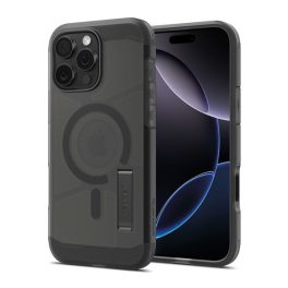   SPIGEN TOUGH ARMOR MAG T műanyag telefonvédő (ütésállóság, kitámasztó, MagSafe, matt) FEKETE