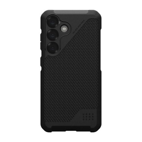 UAG METROPOLIS LT szilikon telefonvédő (erős ütésállóság, MagSafe, szőtt minta) FEKETE