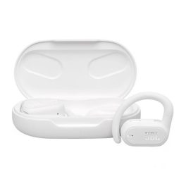 JBL SOUNDGEAR SENSE bluetooth fülhallgató SZTEREO (v5.3, multipoint, mélyhang kiemelés, IP54 + töltőtok) FEHÉR   JBL SOUNDGEAR SENSE bluetooth fülhallgató SZTEREO (v5.3, multipoint, mélyhang kiemelés, IP54 + töltőtok) FEHÉR