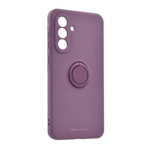 ROAR AMBER szilikon telefonvédő (tartógyűrű, mágneses, kameravédő) LILA