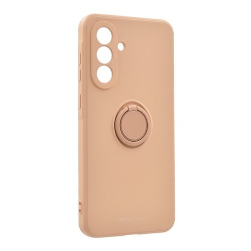 ROAR AMBER szilikon telefonvédő (tartógyűrű, mágneses, kameravédő) RÓZSASZÍN