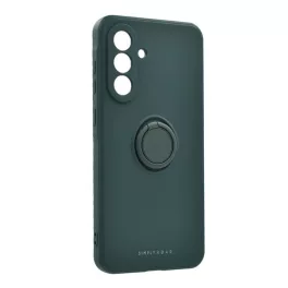   ROAR AMBER szilikon telefonvédő (tartógyűrű, mágneses, kameravédő) SÖTÉTZÖLD