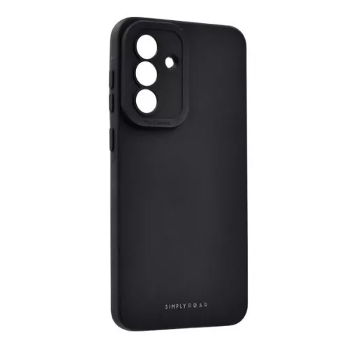 ROAR LUNA szilikon telefonvédő (ultravékony, matt, kameravédő, wireless) FEKETE