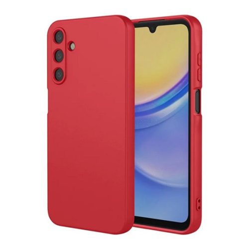 Szilikon telefonvédő (matt) PIROS