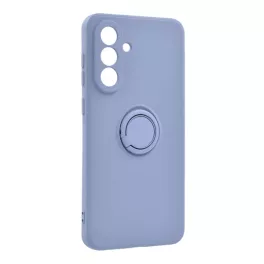   Szilikon telefonvédő (tartógyűrű, mikrofiber plüss belső, mágneses, kameravédő) LILA
