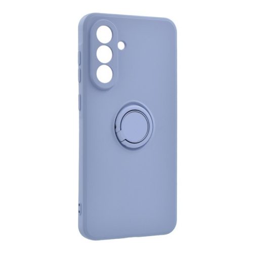 Szilikon telefonvédő (tartógyűrű, mikrofiber plüss belső, mágneses, kameravédő) LILA