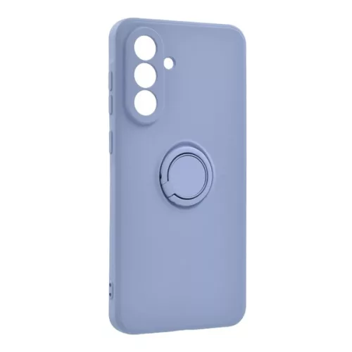 Szilikon telefonvédő (tartógyűrű, mikrofiber plüss belső, mágneses, kameravédő) LILA