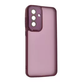  Szilikon telefonvédő (ütésállóság, akril hátlap, kameravédő) LILA