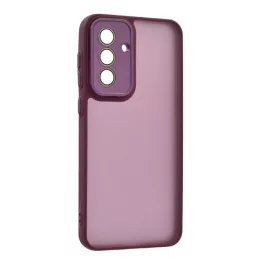   Szilikon telefonvédő (ütésállóság, akril hátlap, kameravédő) LILA