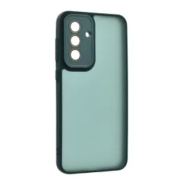   Szilikon telefonvédő (ütésállóság, akril hátlap, kameravédő) SÖTÉTZÖLD