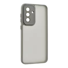   Szilikon telefonvédő (ütésállóság, akril hátlap, kameravédő) VILÁGOSSZÜRKE