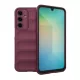 Szilikon telefonvédő (ütésállóság, kameravédő, 3D) BORDÓ