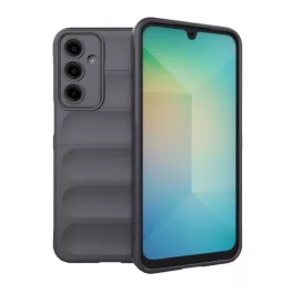   Szilikon telefonvédő (ütésállóság, kameravédő, 3D) SÖTÉTSZÜRKE