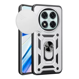   Defender szilikon telefonvédő (ütésállóság, tartógyűrű, kameravédő) EZÜST