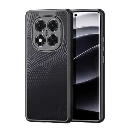   DUX DUCIS AIMO szilikon telefonvédő (ütésállóság, kameravédő, matt, hullám) FEKETE