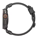 SPIGEN DURAPRO ARMOR pótszíj (egyedi méret, nagy, szilikon, állítható, fém csat) FEKETE