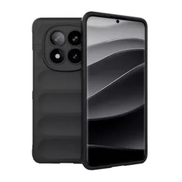   Szilikon telefonvédő (ütésállóság, kameravédő, 3D) FEKETE