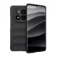 Szilikon telefonvédő (ütésállóság, kameravédő, 3D) FEKETE