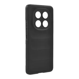   Szilikon telefonvédő (ütésállóság, kameravédő, 3D) FEKETE