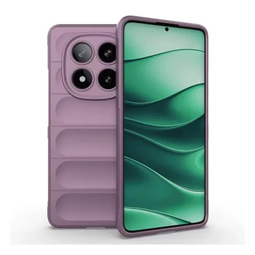 Szilikon telefonvédő (ütésállóság, kameravédő, 3D) LILA
