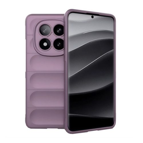 Szilikon telefonvédő (ütésállóság, kameravédő, 3D) LILA