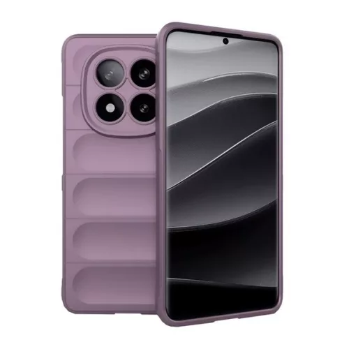 Szilikon telefonvédő (ütésállóság, kameravédő, 3D) LILA