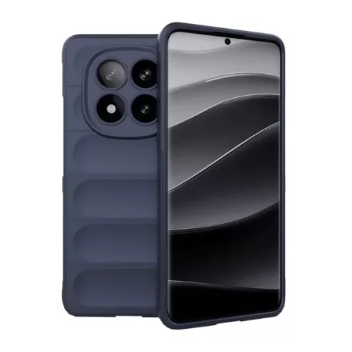 Szilikon telefonvédő (ütésállóság, kameravédő, 3D) SÖTÉTKÉK