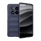 Szilikon telefonvédő (ütésállóság, kameravédő, 3D) SÖTÉTKÉK