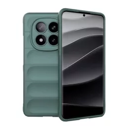   Szilikon telefonvédő (ütésállóság, kameravédő, 3D) SÖTÉTZÖLD