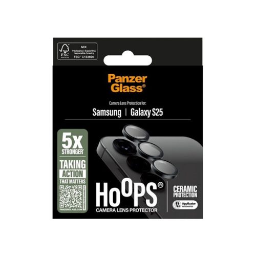 PANZERGLASS HOOPS CERAMIC kameravédő üveg (9H + segédkeret) ÁTLÁTSZÓ