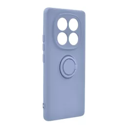   Szilikon telefonvédő (tartógyűrű, mikrofiber plüss belső, mágneses, kameravédő) LILA