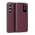 Tok álló (aktív FLIP, oldalra nyíló, Smart View Cover) BORDÓ