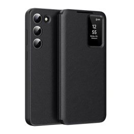   Tok álló (aktív FLIP, oldalra nyíló, Smart View Cover) FEKETE