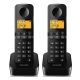 PHILIPS D260 DUO telefon készülék (vezeték nélküli, 2 kézibeszélő, kijelző, DECT) FEKETE