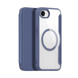 DUX DUCIS SKIN X PRO tok álló, bőr hatású (FLIP, oldalra nyíló, RFID, MagSafe) SÖTÉTKÉK   DUX DUCIS SKIN X PRO tok álló, bőr hatású (FLIP, oldalra nyíló, RFID, MagSafe) SÖTÉTKÉK