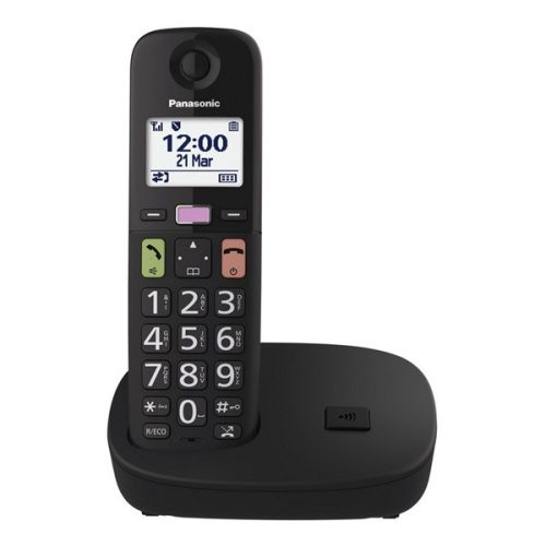 PANASONIC KX-TGU110FXB telefon készülék (vezeték nélküli, DECT) FEKETE