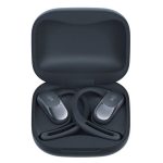 SHOKZ OPENFIT AIR bluetooth fülhallgató SZTEREO (v5.2, TWS, fülre akasztható, mikrofon, zajszűrő + töltőtok) FEKETE