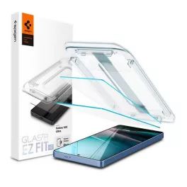   SPIGEN EZ FIT HD képernyővédő üveg 2db (2.5D, tokbarát, ultravékony, 0.2mm, 9H + segédkeret) ÁTLÁTSZÓ