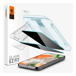   SPIGEN EZ FIT képernyővédő üveg (2.5D, betekintés védelem, 0.2mm, 9H + segédkeret) ÁTLÁTSZÓ