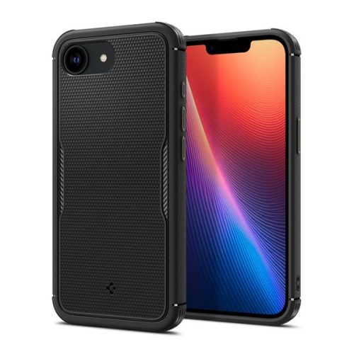 SPIGEN CRYSTAL FLEX MAGSAFE szilikon telefonvédő (ütésállóság, légpárnás sarok, MagSafe) FEKETE