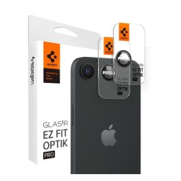   SPIGEN OPTIK PRO kameravédő üveg 2db (9H, csak lencse) FEKETE