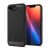 SPIGEN RUGGED ARMOR szilikon telefonvédő (ütésállóság, légpárnás sarok, karbon minta, MagSafe) FEKETE