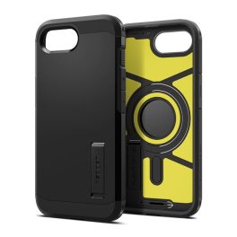   SPIGEN TOUGH ARMOR MAG műanyag telefonvédő (ütésállóság, kitámasztó, MagSafe) FEKETE