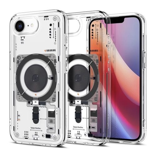 SPIGEN ULTRA HYBRID MAG NEO ONE műanyag telefonvédő (ütésállóság, légpárnás keret, MagSafe) ÁTLÁTSZÓ
