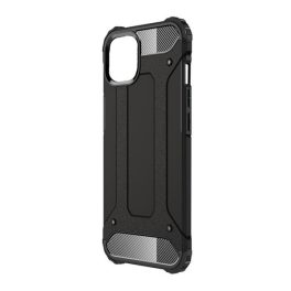 Defender szilikon telefonvédő (ütésállóság, légpárnás sarok, fémhatás) FEKETE   Defender szilikon telefonvédő (ütésállóság, légpárnás sarok, fémhatás) FEKETE
